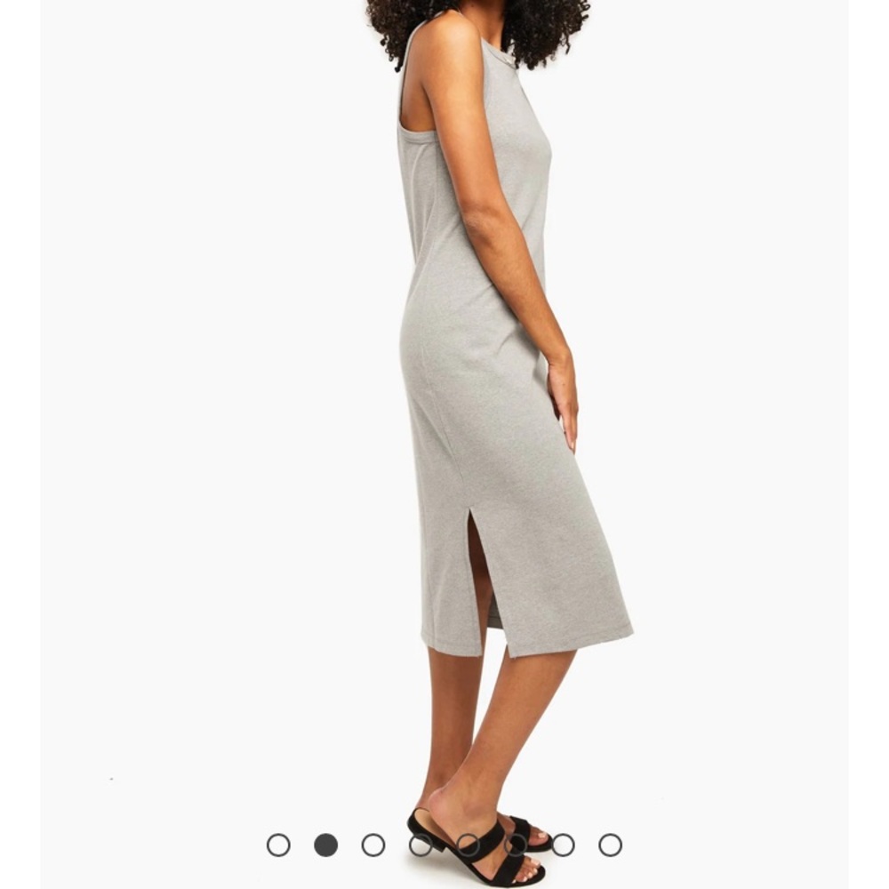 Able Shilpa Midi Tank Dress Large Gray